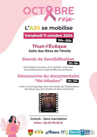 L'AJR se mobilise pour Octobre Rose à Thun l'Évèque 🎀🎗️