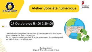 Atelier Sobriété numérique