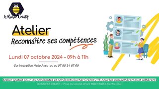 Atelier Reconnaitre ses compétences