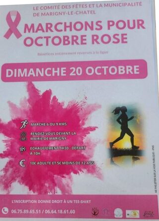 Marchons pour Octobre Rose à Marigny-le-Châtel