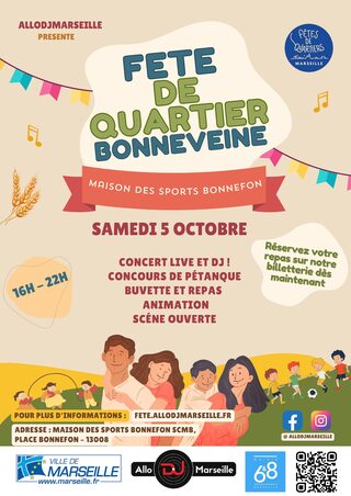 Fête de quartier Bonneveine