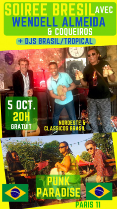 Live Samba/Nordeste avec Wendell Almeida & Coqueiros + Clubbing Brazil mix !!