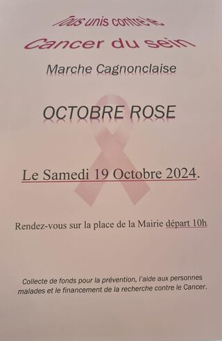 Marche Cagnonclaise - Octobre rose 🎀