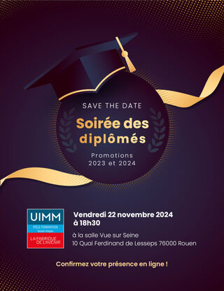 Cérémonie de remise des diplômes - promotions 2023 et 2024