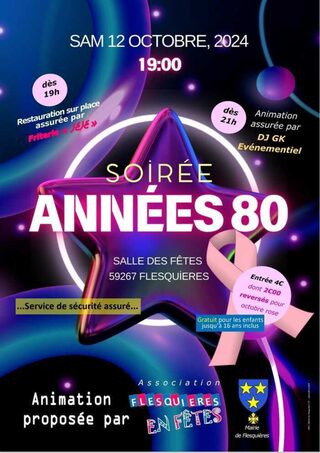 Soirée Année 80 - à Flesquières 🎉