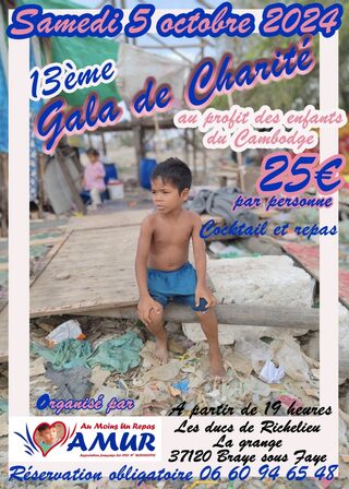 13ème Gala de Charité au profit des enfants du Cambodge