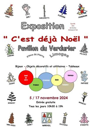 Exposition C'est déjà Noël du 5 au 17 novembre