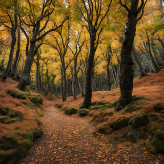 Balade automnale en forêt