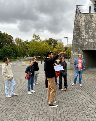 Visite guidée du campus universitaire de la Cité Descartes