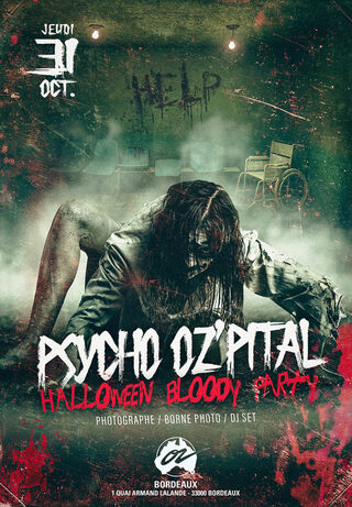 Psycho Oz'Pital / Halloween Party 2024 @ Café Oz Bordeaux