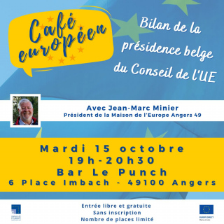 Café européen « Bilan de la présidence belge du Conseil de l'Union européenne »