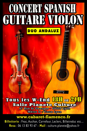 Duo Andaluz Magic Spanish - Guitare Violon Lyon