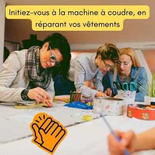 Initiez-vous à la machine à coudre, en réparant vos vêtements