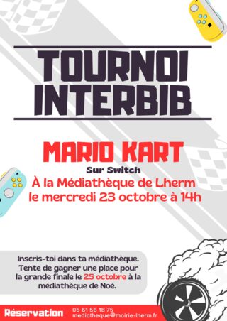 TOURNOI INTERBIB « MARIO KART » SUR SWITCH