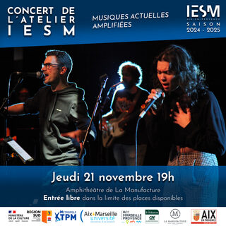 Concert de l’atelier Musiques Actuelles Amplifiées de l’IESM