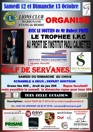 Compétition de golf - Trophée IPC